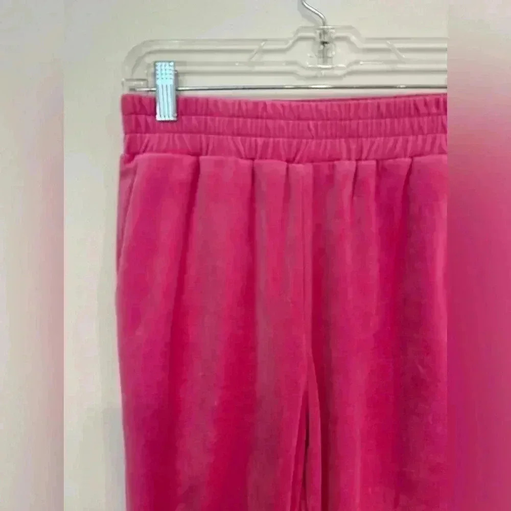 REVOLVE SUPERDOWN velour hot pink high rise jogger pants size S Barbiecore - Picture 6 of 8